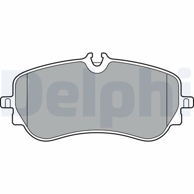 Brake Pad Set, disc brake DELPHI LP3367