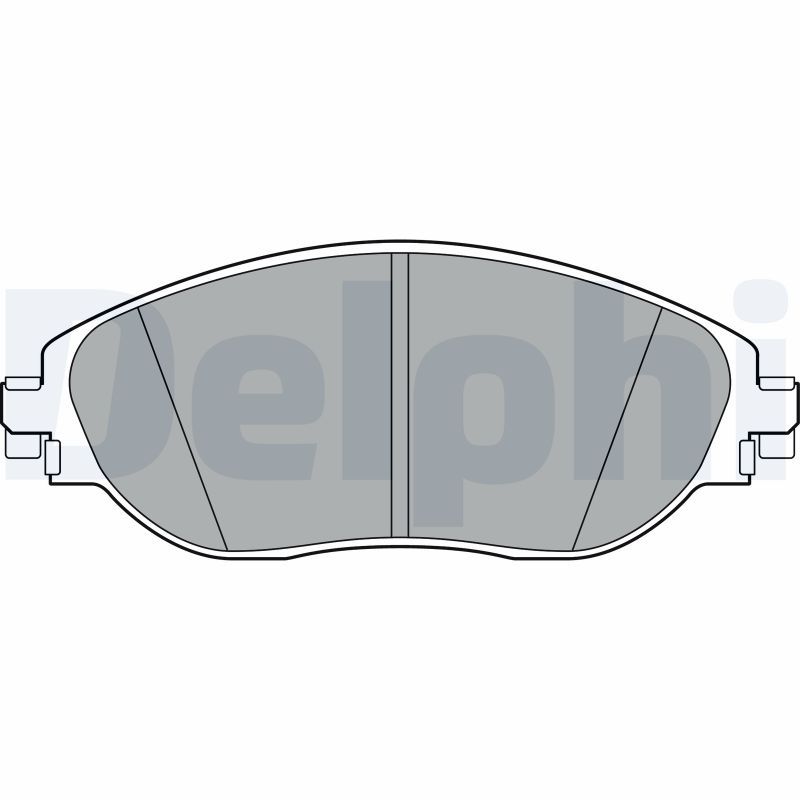 DELPHI LP3368 Brake Pad Set, disc brake