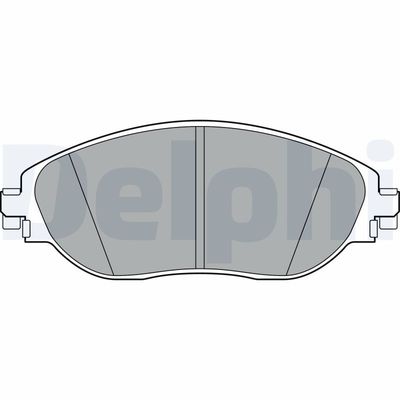 Brake Pad Set, disc brake DELPHI LP3368