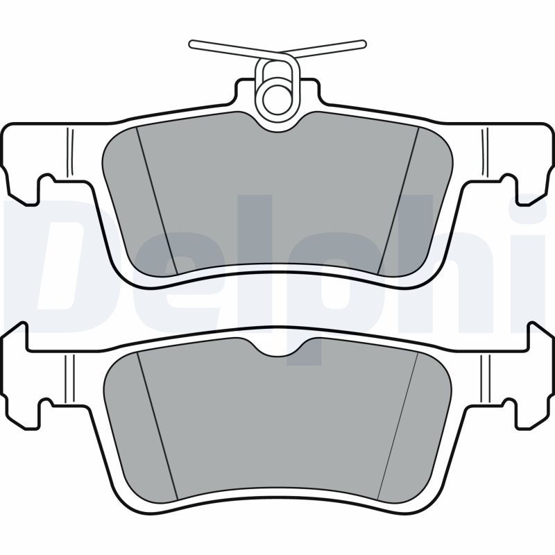 DELPHI LP3369 Brake Pad Set, disc brake