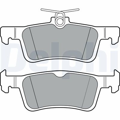 Brake Pad Set, disc brake DELPHI LP3369