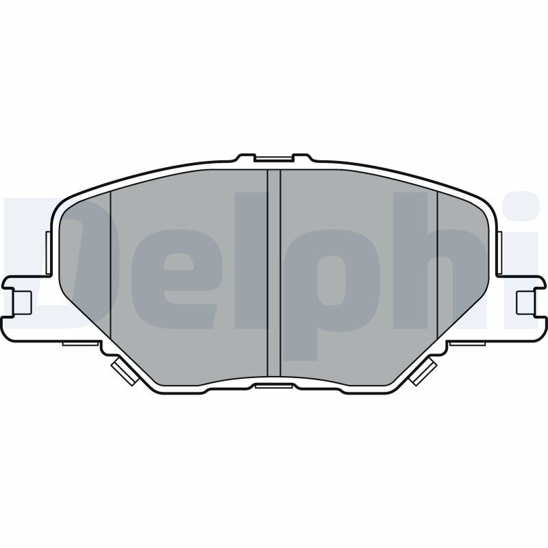 DELPHI LP3370 Brake Pad Set, disc brake