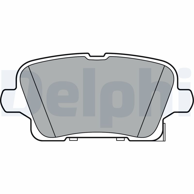 DELPHI LP3373 Brake Pad Set, disc brake