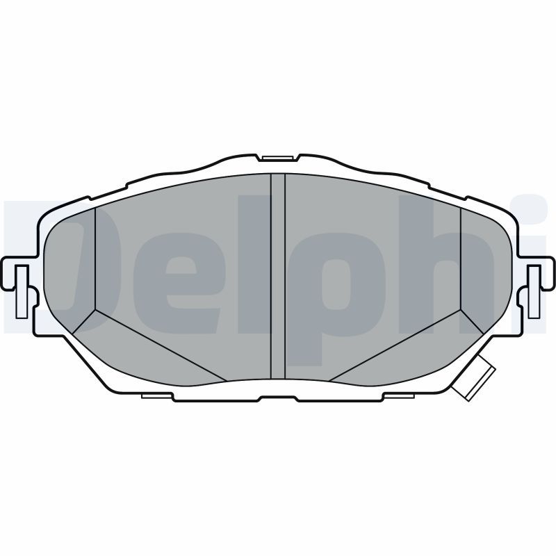 DELPHI LP3378 Brake Pad Set, disc brake