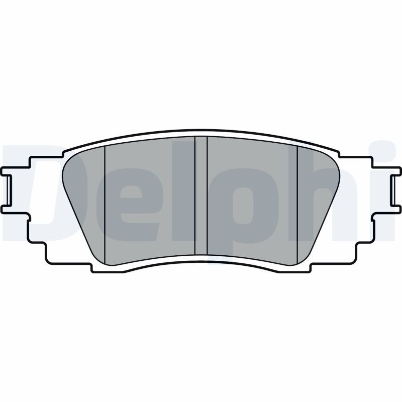 DELPHI LP3379 Brake Pad Set, disc brake