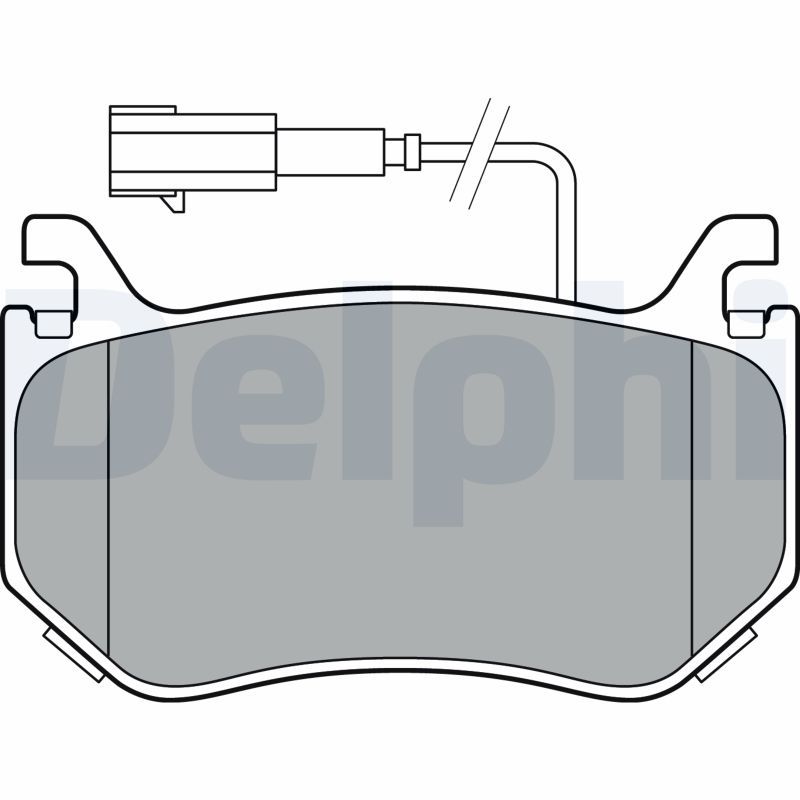 DELPHI LP3381 Brake Pad Set, disc brake