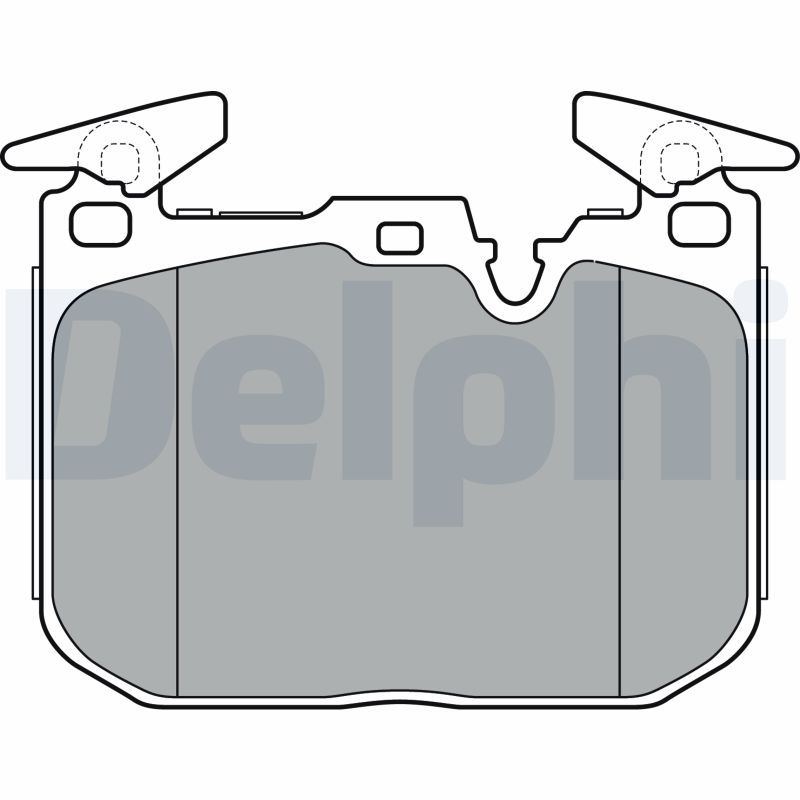 DELPHI LP3383 Brake Pad Set, disc brake