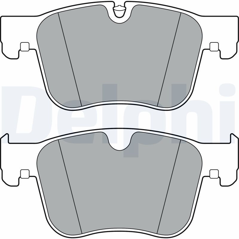 DELPHI LP3384 Brake Pad Set, disc brake