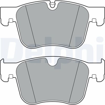 Brake Pad Set, disc brake DELPHI LP3384