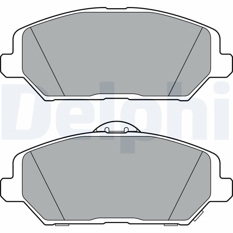 DELPHI LP3385 Brake Pad Set, disc brake