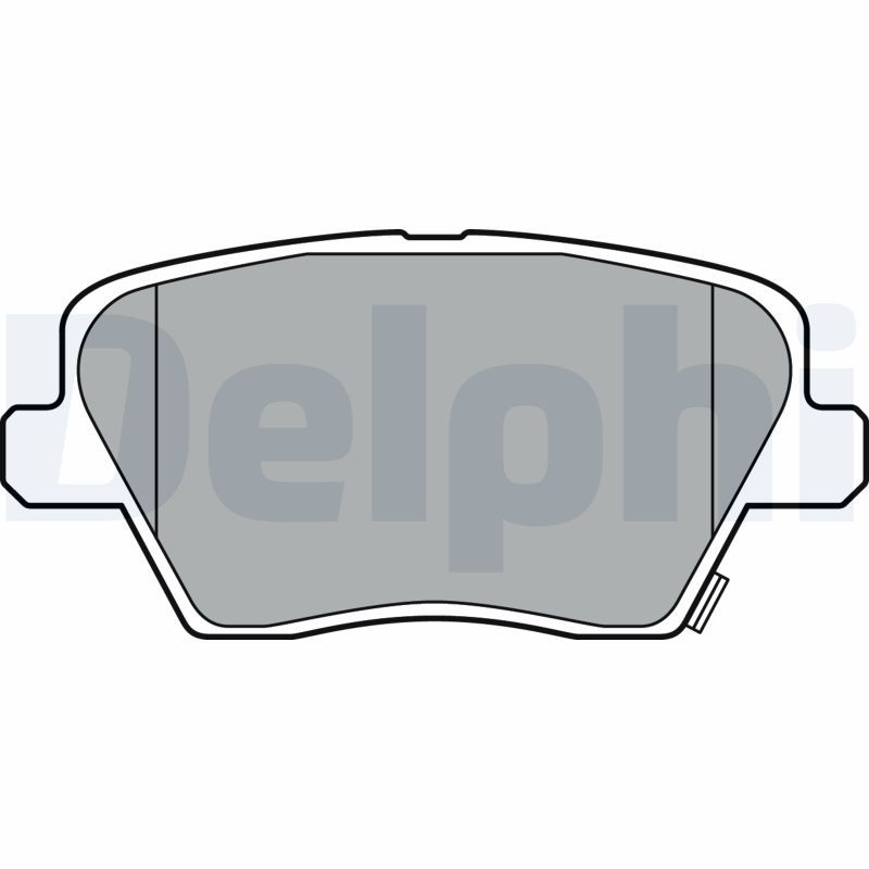 DELPHI LP3386 Brake Pad Set, disc brake