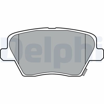 Brake Pad Set, disc brake DELPHI LP3386