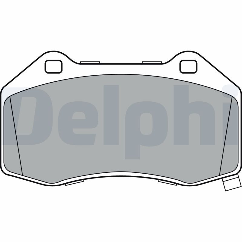 DELPHI LP3388 Brake Pad Set, disc brake