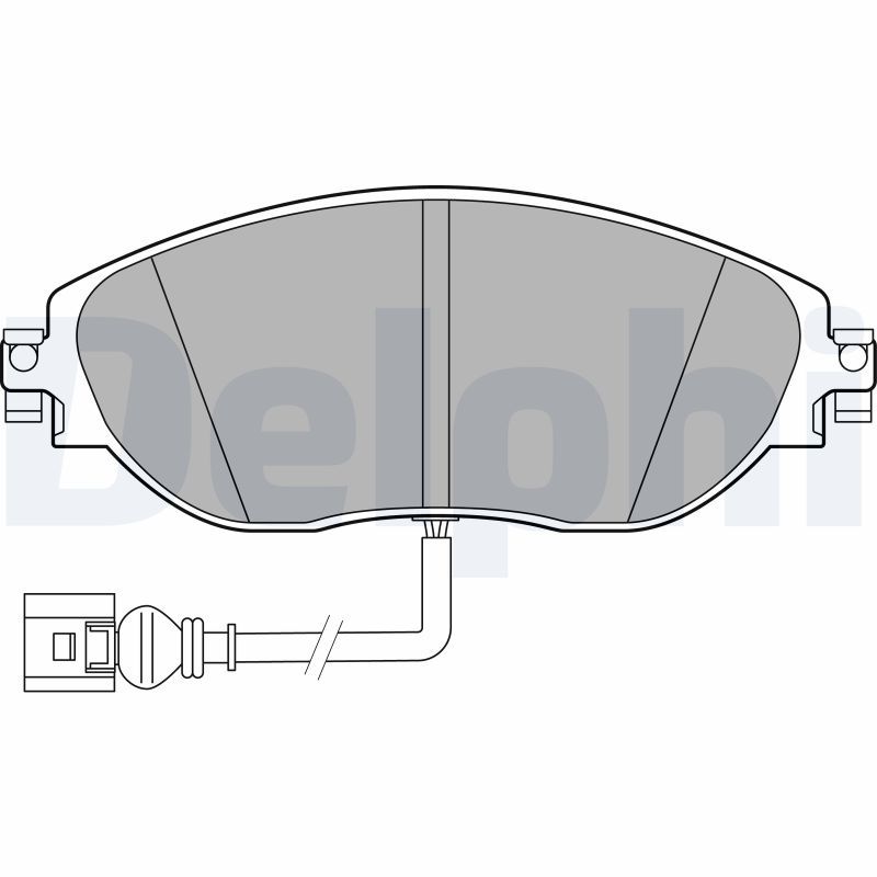 DELPHI LP3389 Brake Pad Set, disc brake
