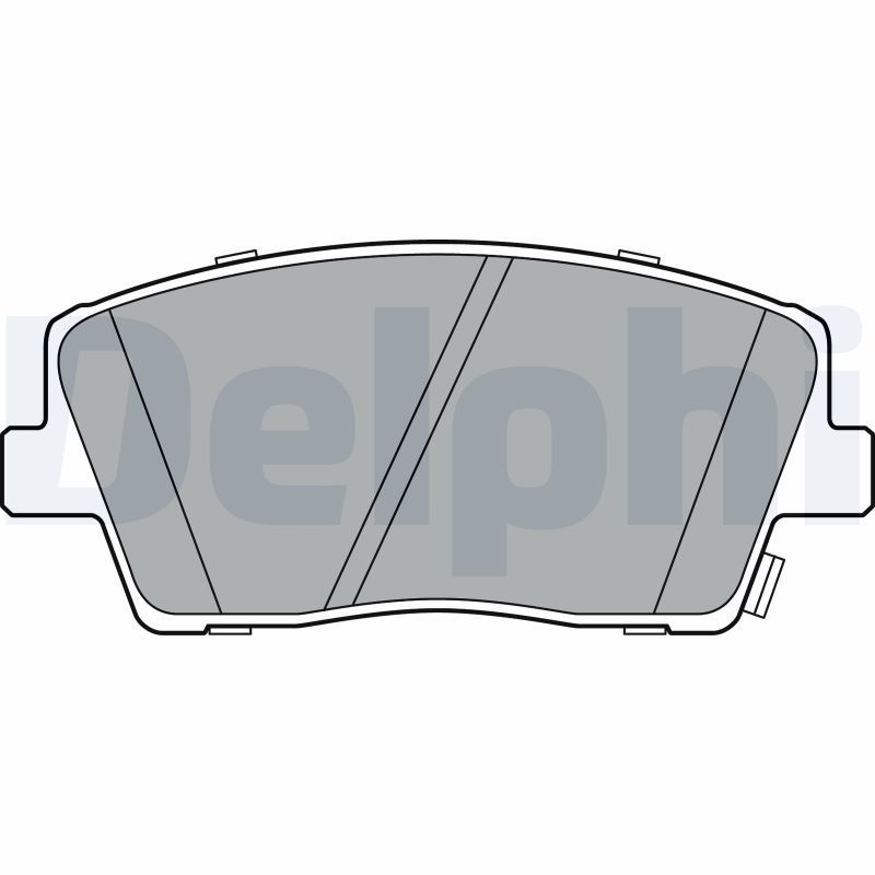 DELPHI LP3390 Brake Pad Set, disc brake