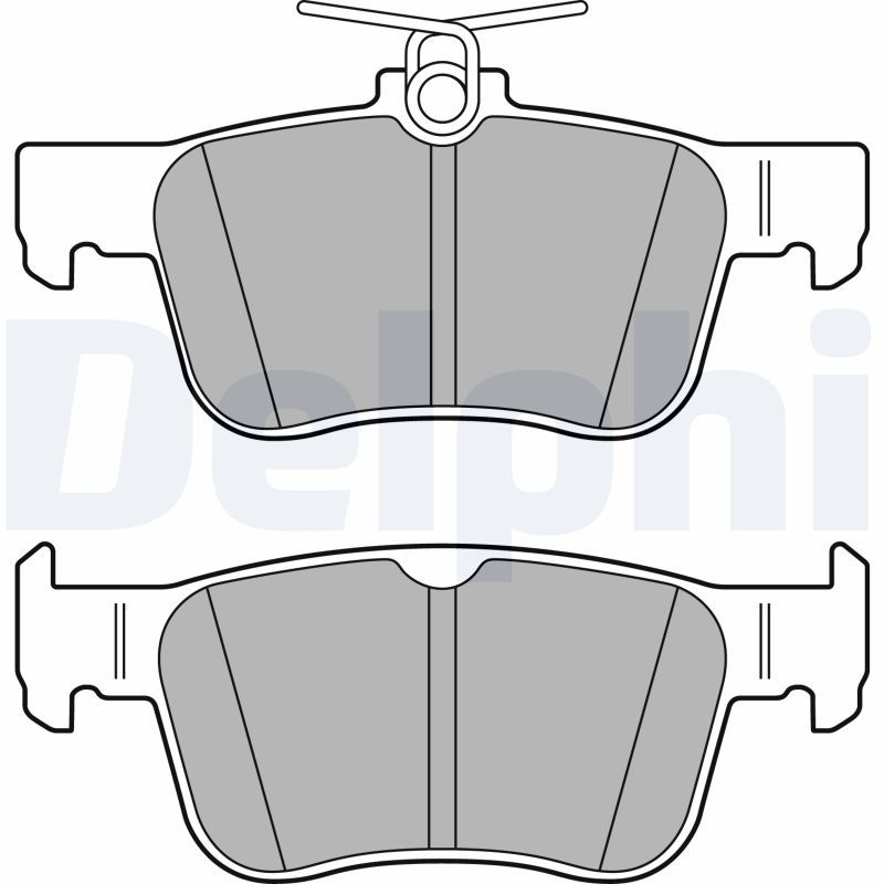 DELPHI LP3391 Brake Pad Set, disc brake