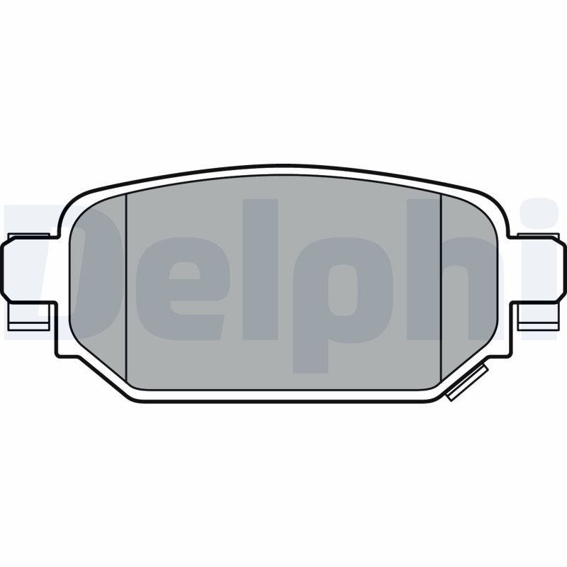 DELPHI LP3393 Brake Pad Set, disc brake