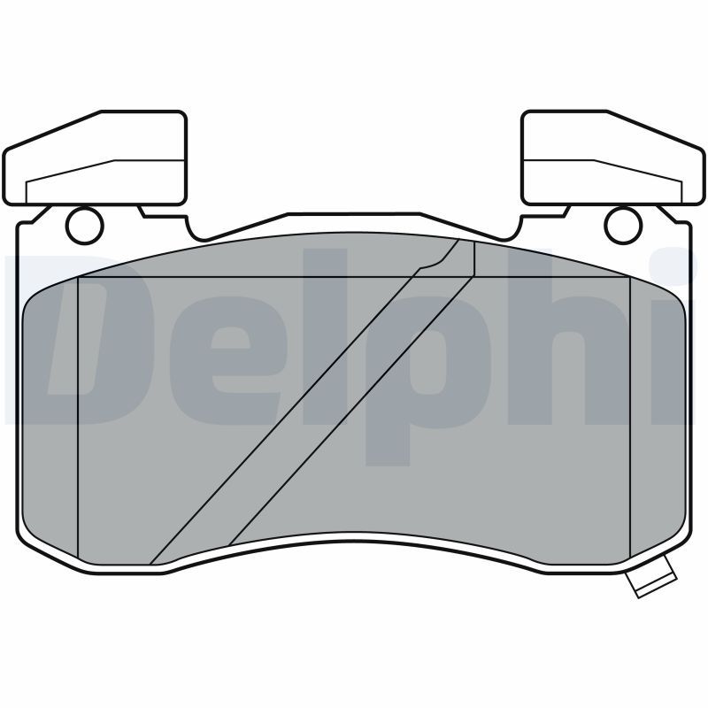 DELPHI LP3396 Brake Pad Set, disc brake