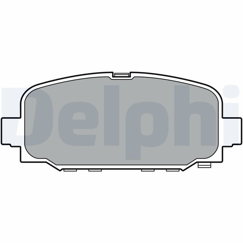 DELPHI LP3398 Brake Pad Set, disc brake