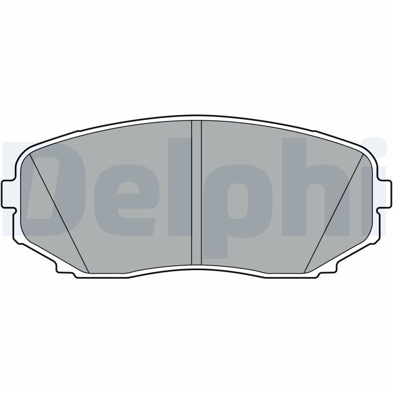 DELPHI LP3399 Brake Pad Set, disc brake