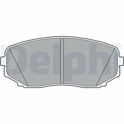 Brake Pad Set, disc brake DELPHI LP3399