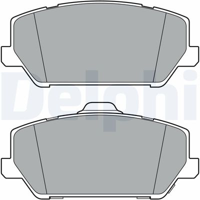 Brake Pad Set, disc brake DELPHI LP3400