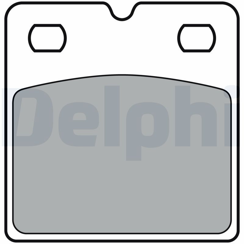 DELPHI LP3405 Brake Pad Set, disc brake