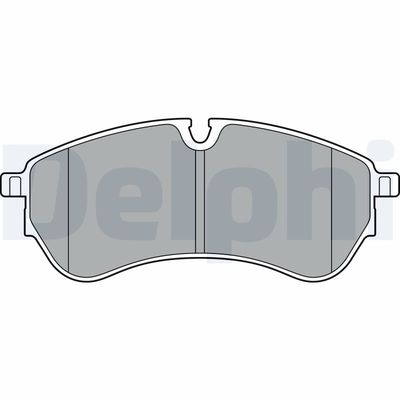 Brake Pad Set, disc brake DELPHI LP3410