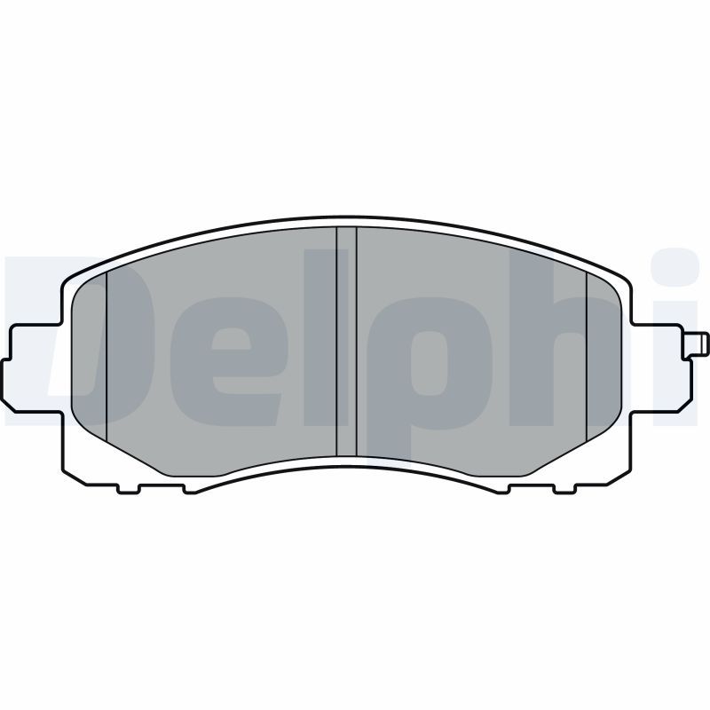 DELPHI LP3411 Brake Pad Set, disc brake