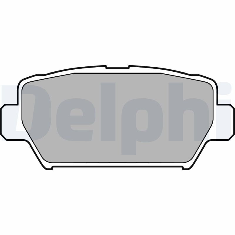 DELPHI LP3433 Brake Pad Set, disc brake