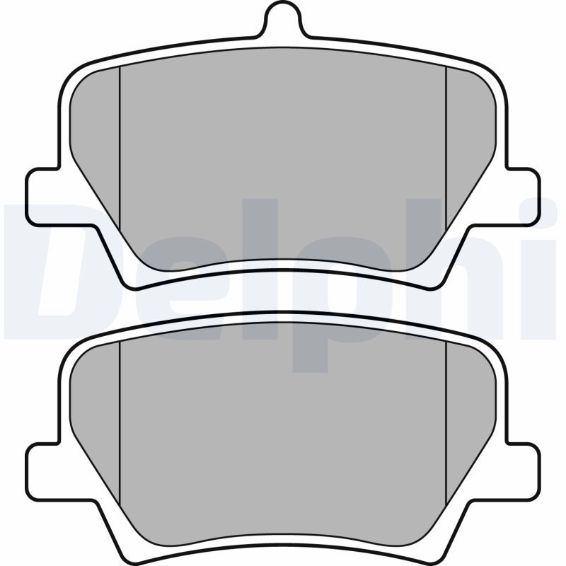 DELPHI LP3434 Brake Pad Set, disc brake