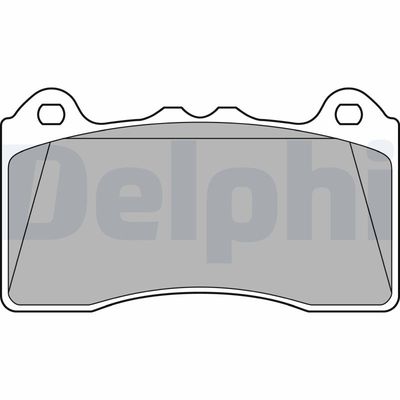 Brake Pad Set, disc brake DELPHI LP3436