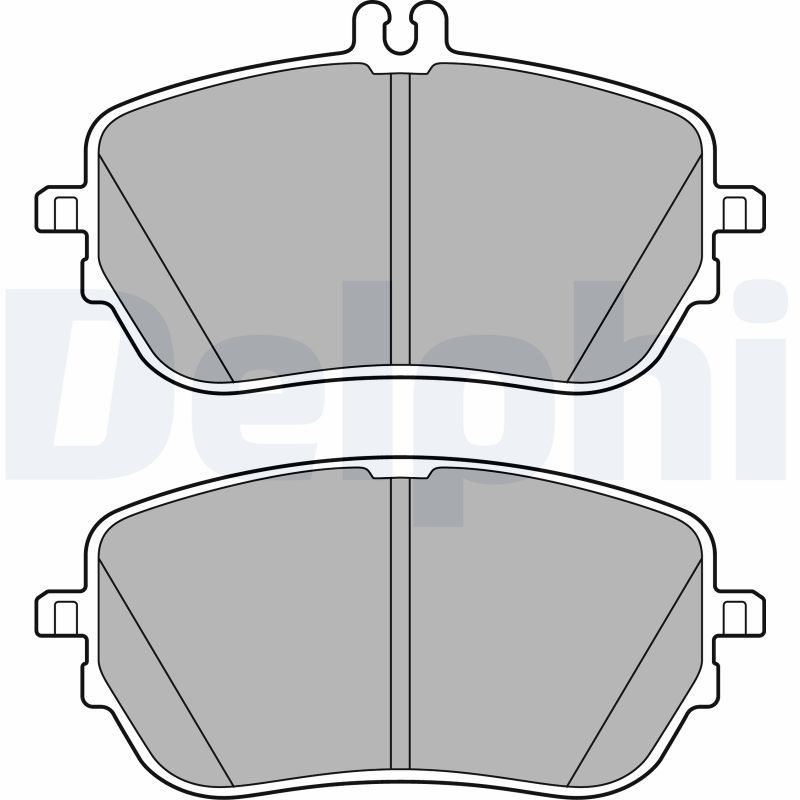 DELPHI LP3485 Brake Pad Set, disc brake