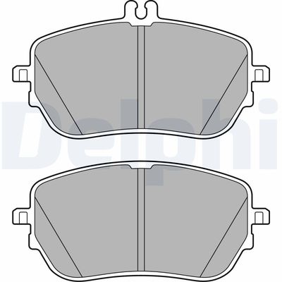 Brake Pad Set, disc brake DELPHI LP3485