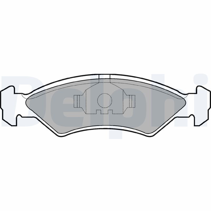 DELPHI LP351 Brake Pad Set, disc brake