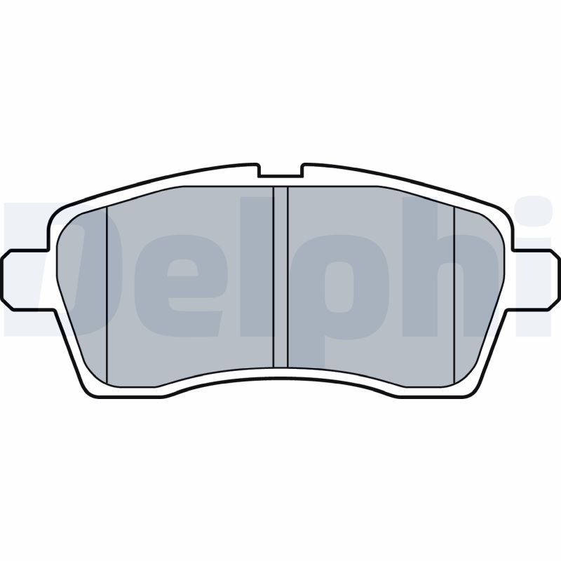 DELPHI LP3510 Brake Pad Set, disc brake