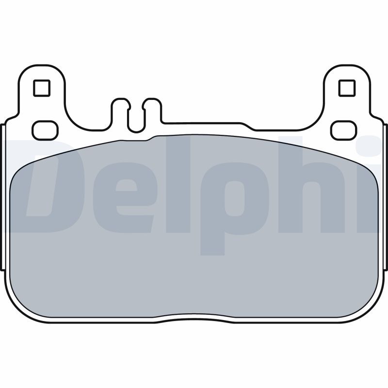 DELPHI LP3512 Brake Pad Set, disc brake
