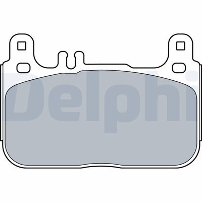 Brake Pad Set, disc brake DELPHI LP3512