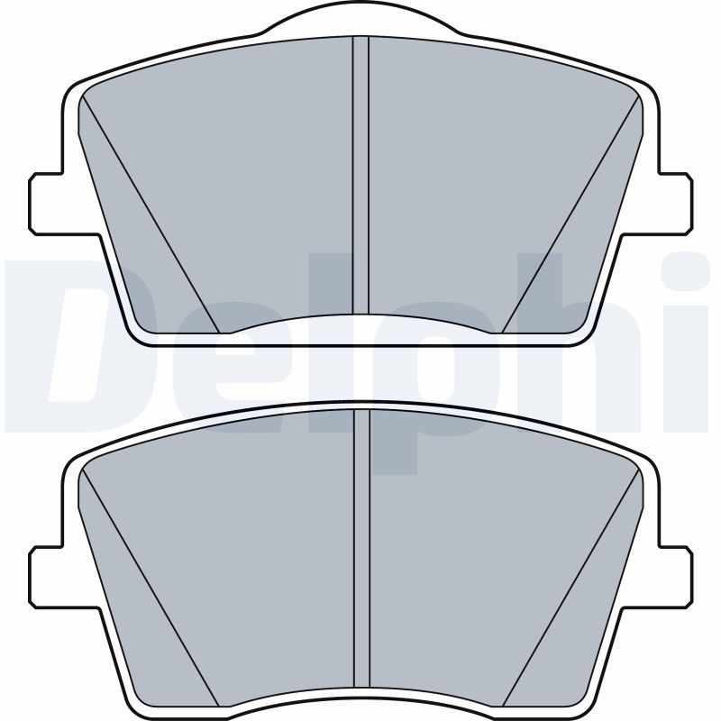 DELPHI LP3515 Brake Pad Set, disc brake