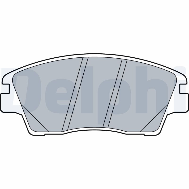 DELPHI LP3519 Brake Pad Set, disc brake