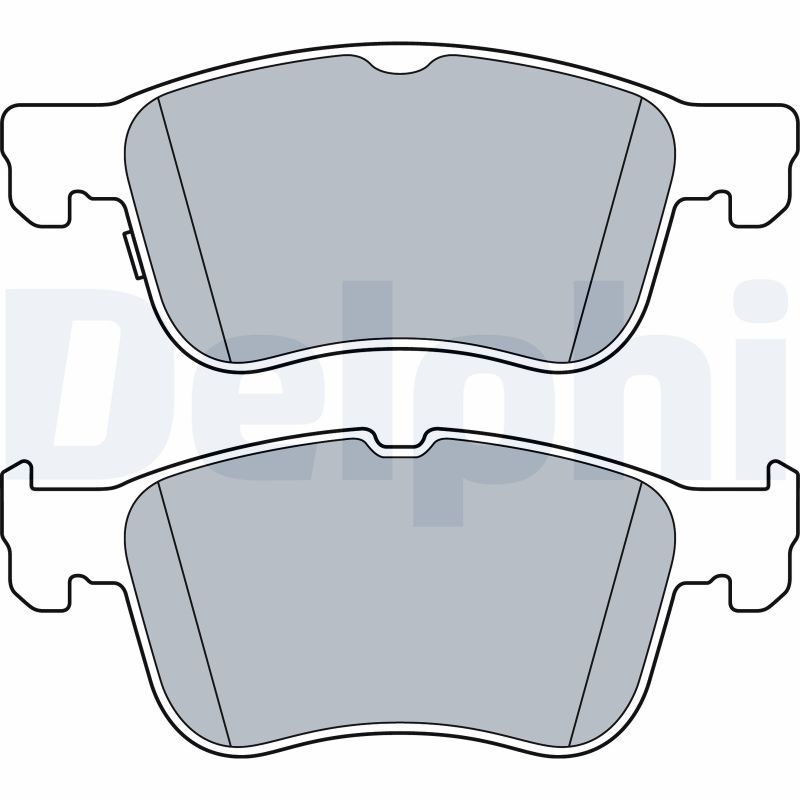 DELPHI LP3520 Brake Pad Set, disc brake