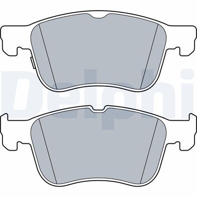 Brake Pad Set, disc brake DELPHI LP3520