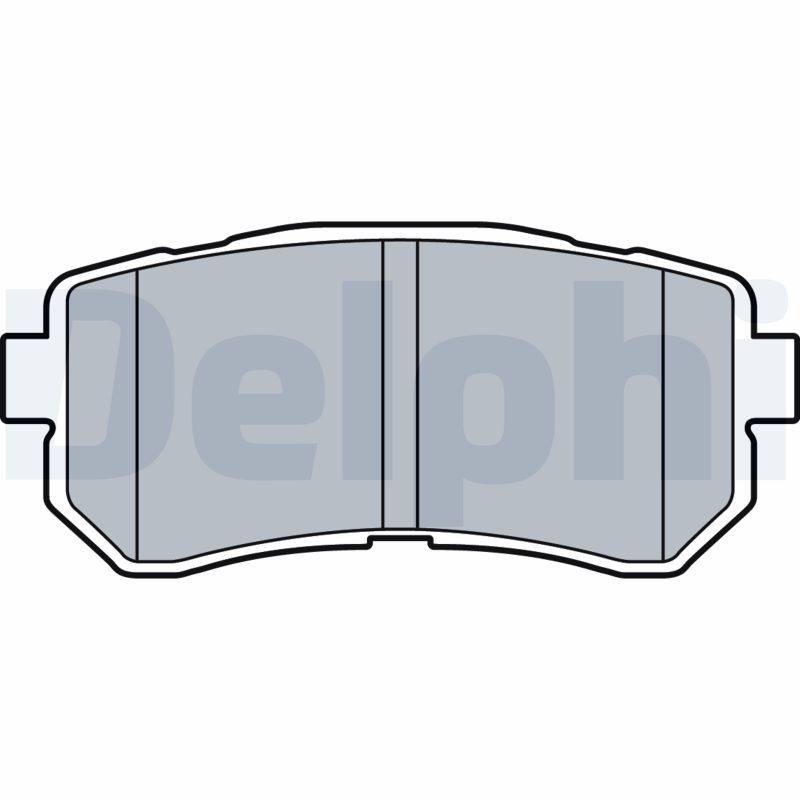 DELPHI LP3521 Brake Pad Set, disc brake