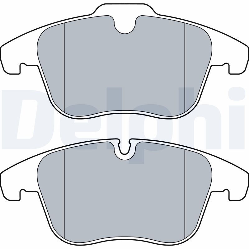 DELPHI LP3526 Brake Pad Set, disc brake