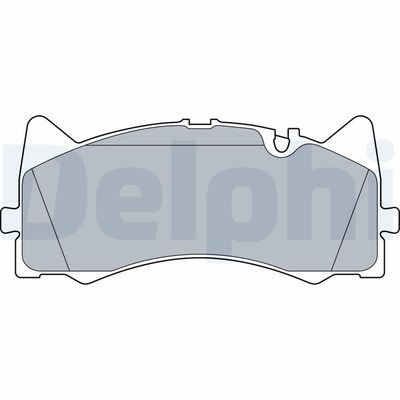 Brake Pad Set, disc brake DELPHI LP3527