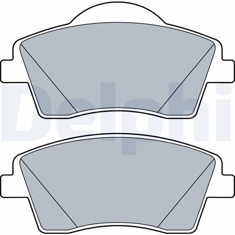 DELPHI LP3528 Brake Pad Set, disc brake