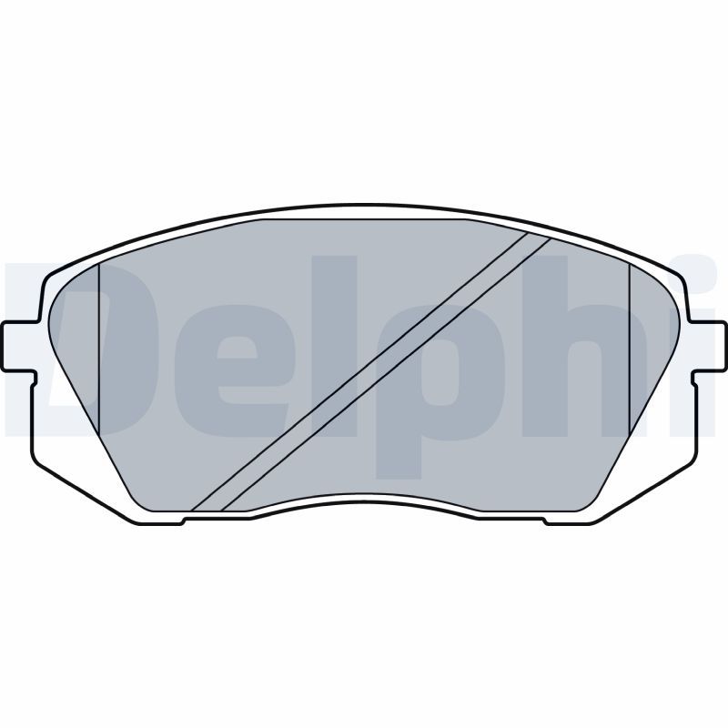 DELPHI LP3535 Brake Pad Set, disc brake