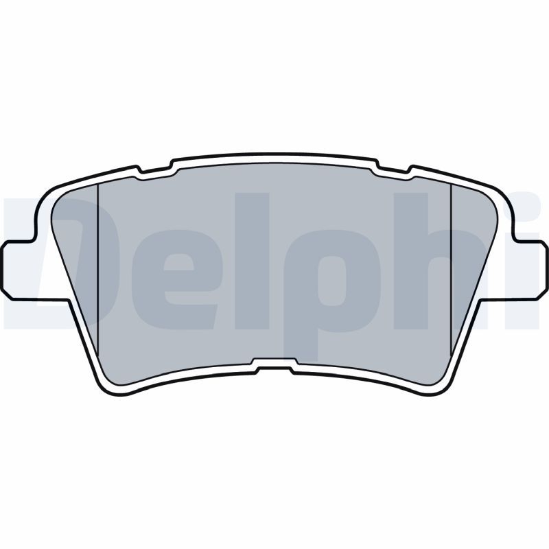 DELPHI LP3537 Brake Pad Set, disc brake