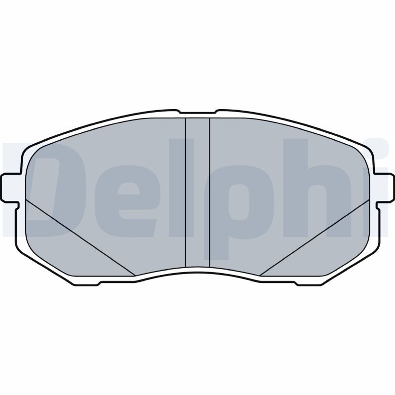 DELPHI LP3538 Brake Pad Set, disc brake