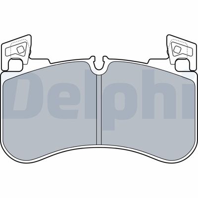 Brake Pad Set, disc brake DELPHI LP3540